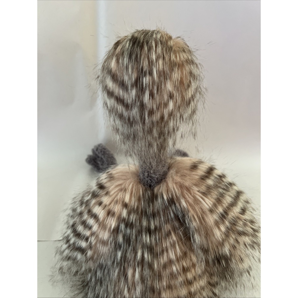 Jellycat London Odette Ostrich Plush Soft Toy Gray Pink Stuffed Animal - Picture 11 of 12